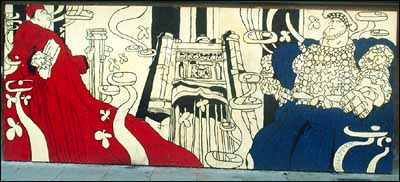 Wolsey and Henry mural, Ipswich