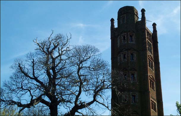 Looking up from the river side
